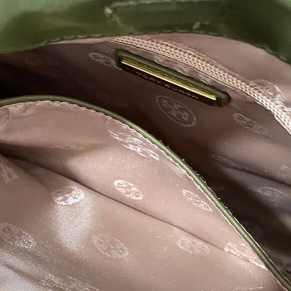 Tory Burch Dark Green Nylon Women's Handbag - Picture 8 of 12